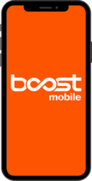 Image of cell phone with Boost Mobile logo