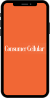Image of cell phone with Consumer Cellular