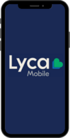 Image of cell phone with Lycamobile