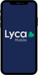 Lyca Mobile logo on phone