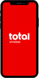 Image of cell phone with Total Wireless logo