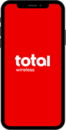 Total Wireless logo on phone