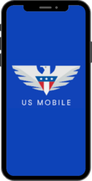 Image of cell phone with US Mobile logo