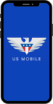 US Mobile logo on phone