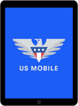 Image of tablet with US Mobile logo