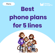 The best phone plans for 5 lines in 2025