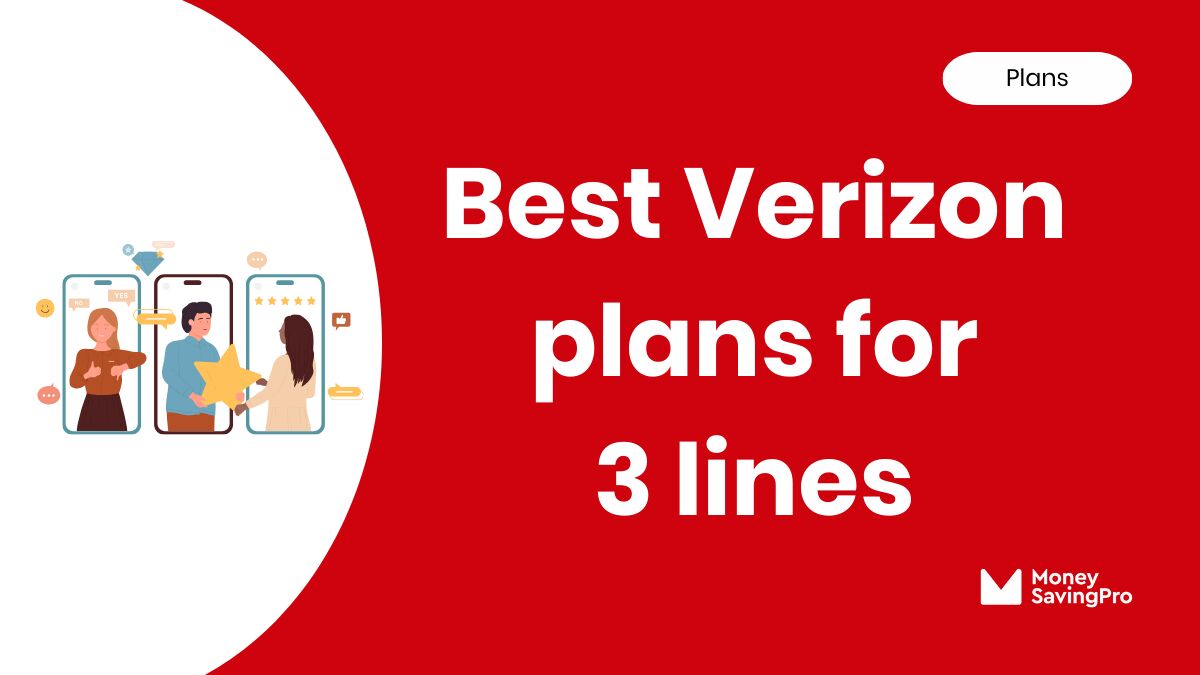 Best 3 Line Plans on Verizon