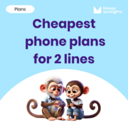 The best cheap 2 line plans from $10/line