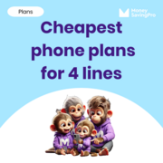 The best cheap 4 line plans from $10/line