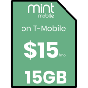 Mint Mobile 15GB prepaid SIM card