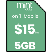 Mint Mobile 5GB prepaid SIM card