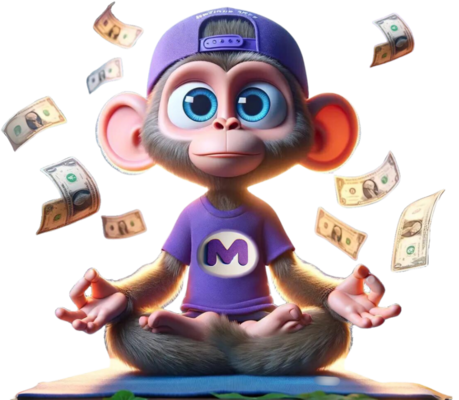 Monkey meditating