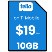 Tello 10GB prepaid SIM card