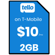 Tello 2GB prepaid SIM card