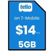 Tello 5GB prepaid SIM card