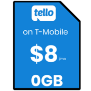 Tello talk & text prepaid SIM card