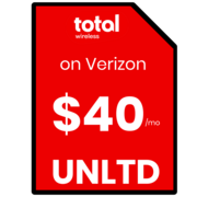 Total Wireless unlimited prepaid SIM card