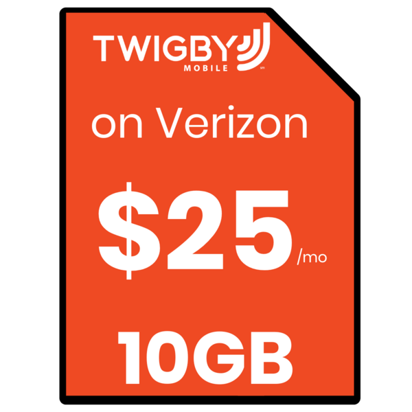 Twigby Mobile Sim Card - Vertical