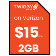 Twigby 2GB prepaid SIM card