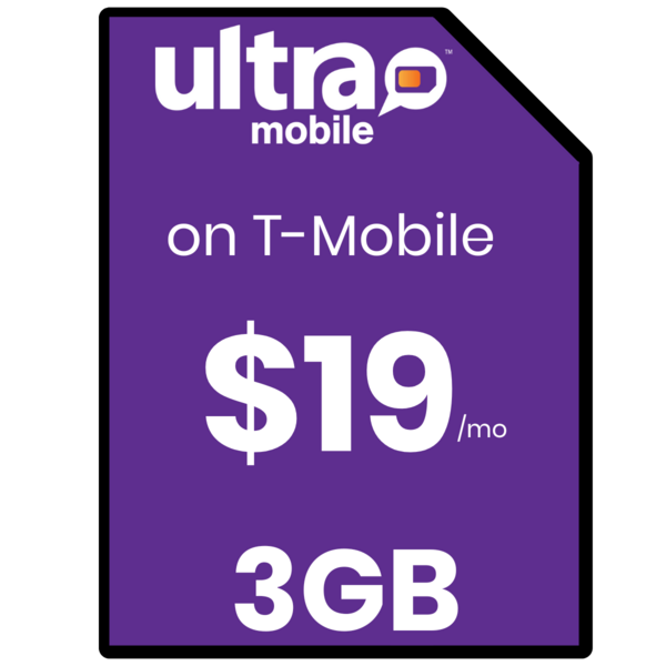 Ultra Mobile Sim Card - Vertical