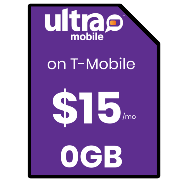 Ultra Mobile Sim Card - Vertical