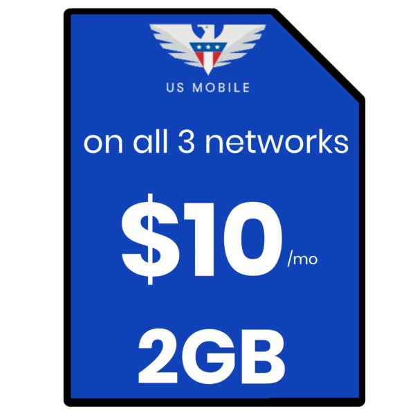 US Mobile Sim Card - Vertical