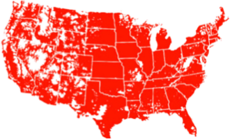 Verizon coverage map