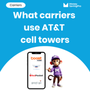 What carriers use AT&T cell towers?