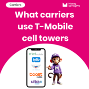 What carriers use T-Mobile cell towers?