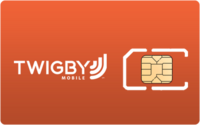 Twigby SIM Card - Twigby 3GB $10/mo